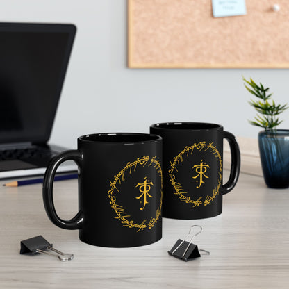 JRR Tolkien Monogram with Circle - The Lord of the Rings Coffee Mug