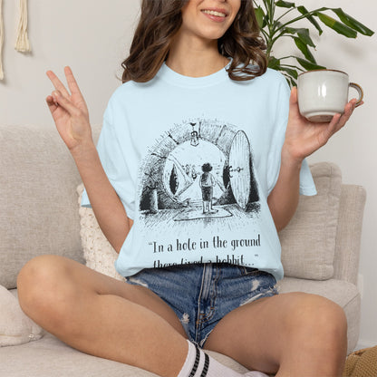 In a Hole in the Ground There Lived a Hobbit - The Lord of The Rings T-shirt
