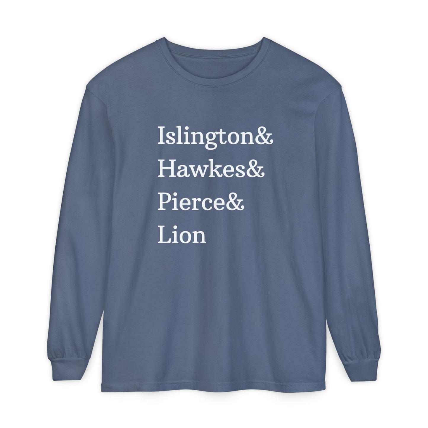 Emma M Lion Character Names - Long Sleeve T-Shirt
