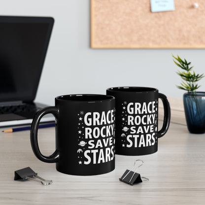Grace Rocky Save Stars - Project Hail Mary Coffee Mug