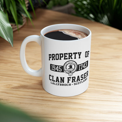 Property of Clan Fraser Ceramic Mug - Outlander