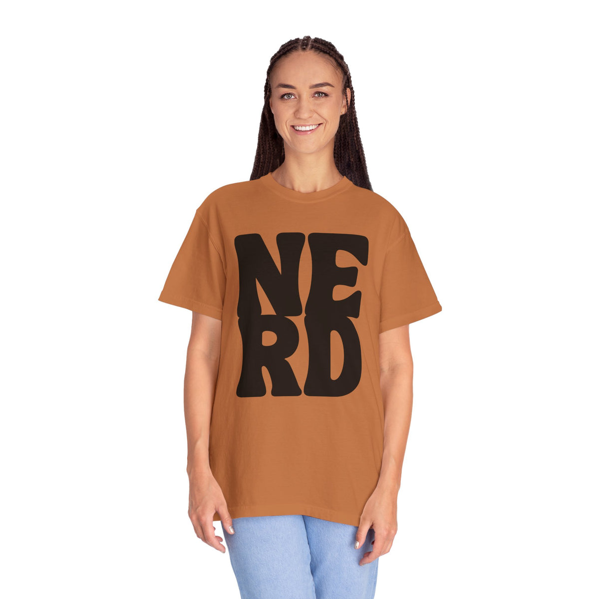 Block Letters Oversized Unisex - Nerd T-shirt