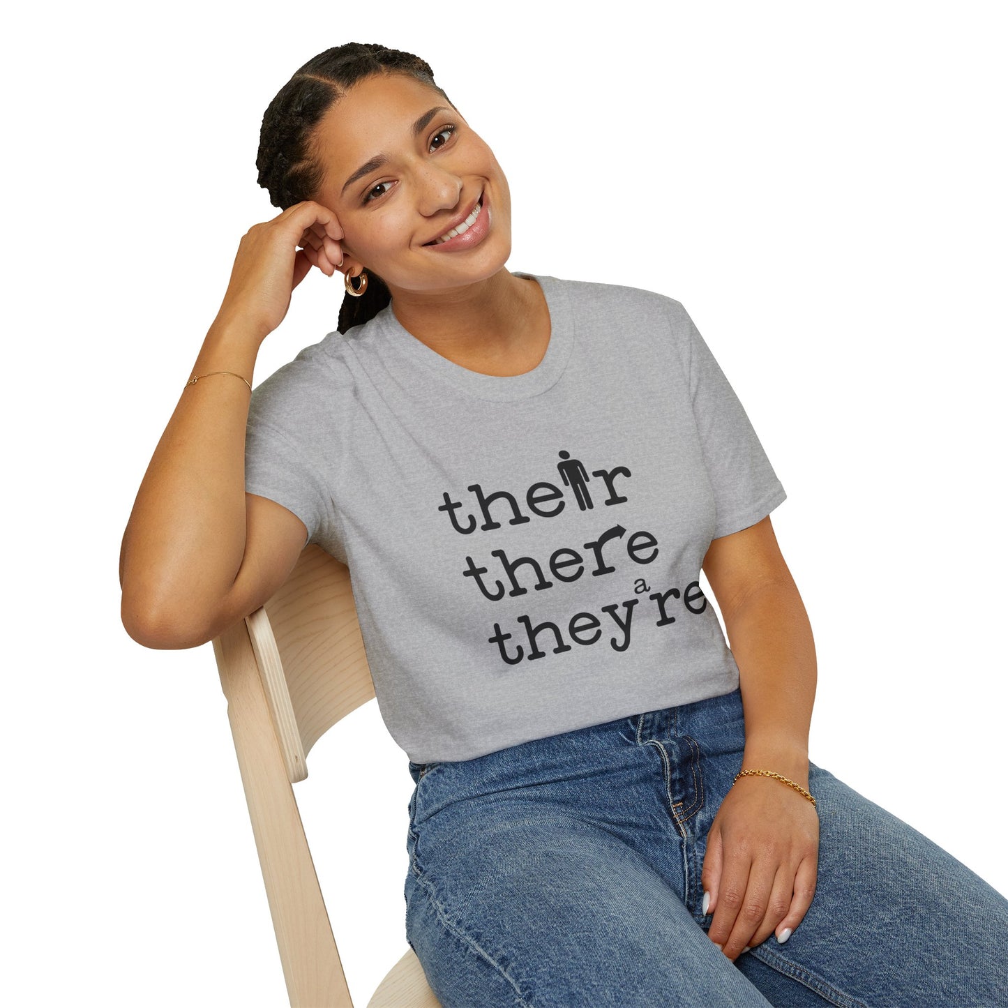 Their, There, They're Grammar T-Shirt - Nerd Stuff