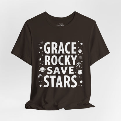 Grace Rocky Save Stars - Project Hail Mary T-Shirt
