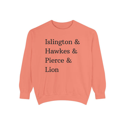 Islington Hawkes Pierce Lion - Emma M Lion Pastel Sweatshirt