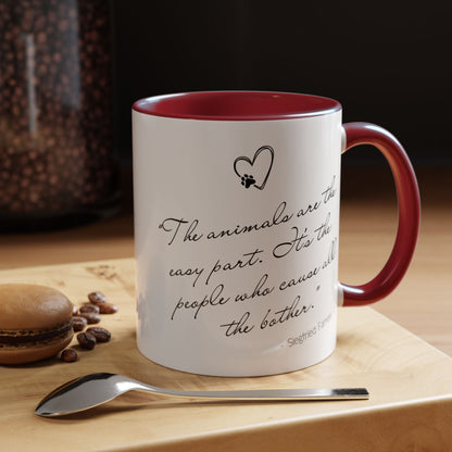 Animals Are The Easy Part - All Creatures Great and Small Coffee Mug