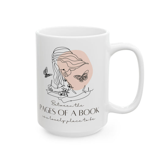 Between The Pages of a Book - Book Lovers Coffee Mug