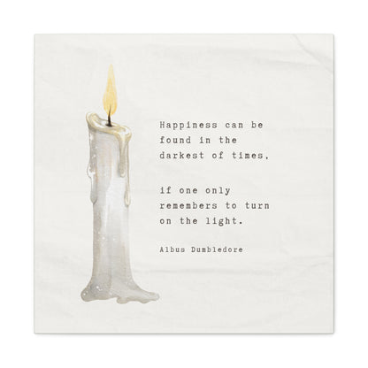 Happiness Can Be Found Canvas Wall Art - Harry Potter