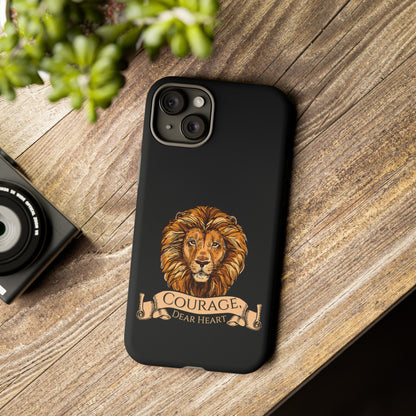 Aslan Courage Dear Heart Phone Case - Book Lovers