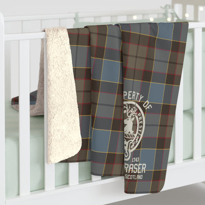 Fraser Tartan Sherpa Fleece – Outlander Blanket