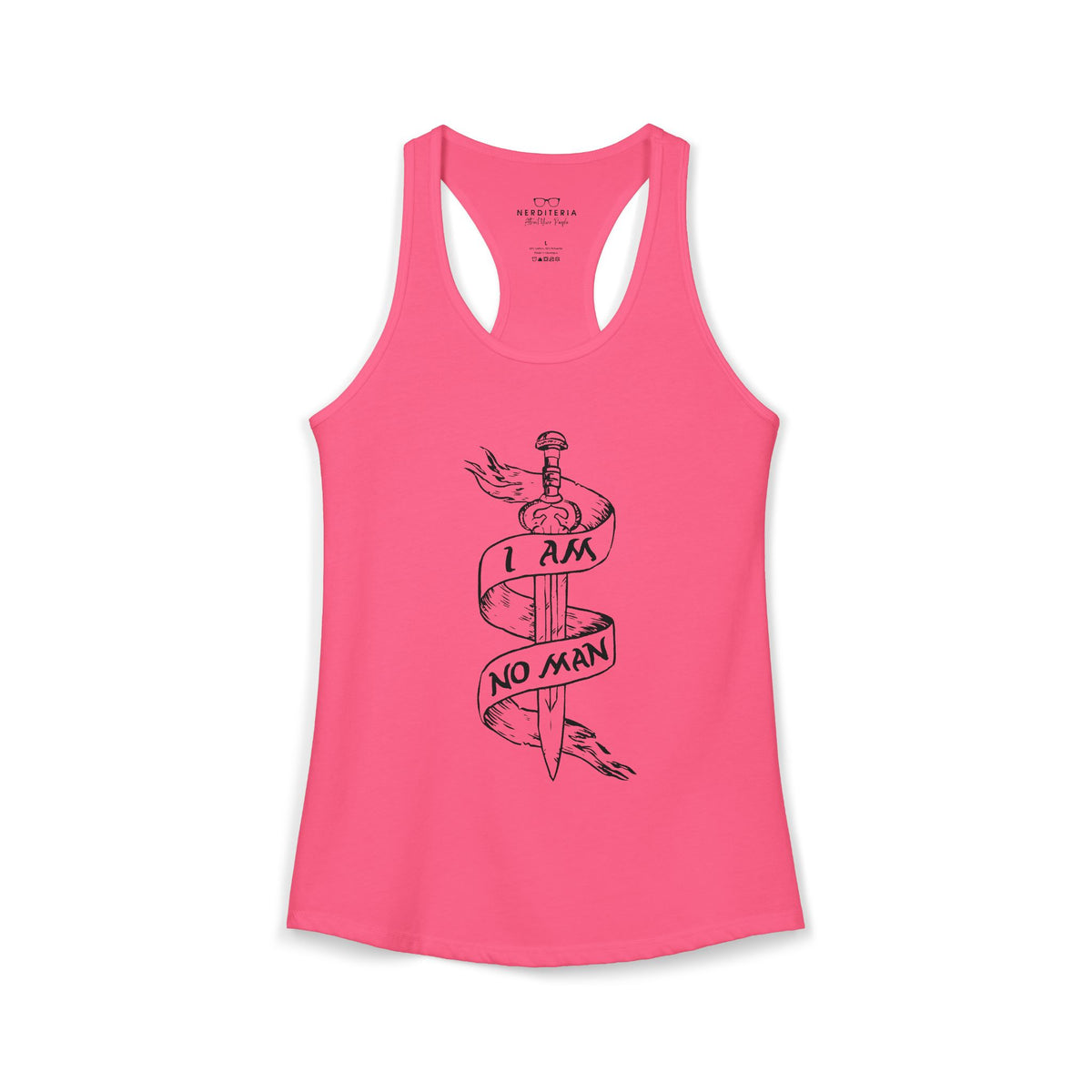 I Am No Man Women's Racerback Tank Top - Lord of the Rings