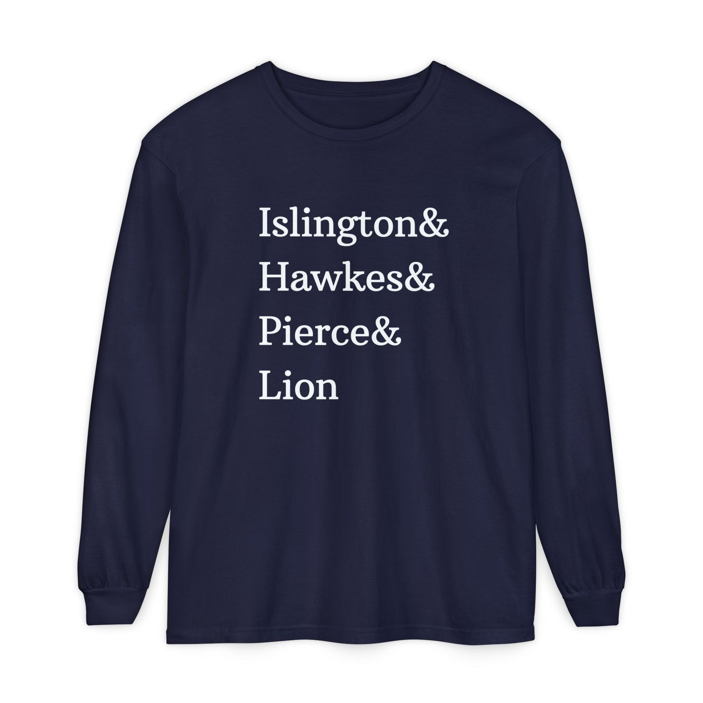 Emma M Lion Character Names - Long Sleeve T-Shirt