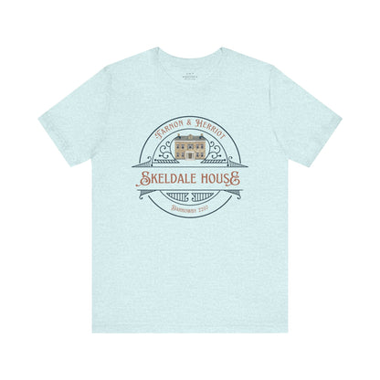 Skeldale House T-shirt with Character Names on Back - All Creatures Great and Small