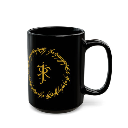 JRR Tolkien Monogram with Circle - The Lord of the Rings Coffee Mug