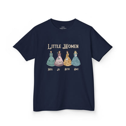 All Dressed Up - Little Women Kids' T-Shirt