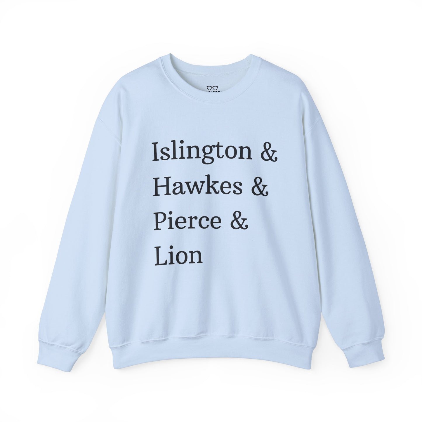 Emma M Lion Character Names Sweatshirt - Book Lovers