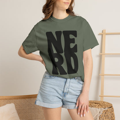 Block Letters Oversized Unisex - Nerd T-shirt
