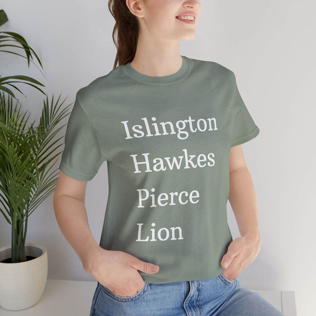 Islington Hawkes Pierce Lion (no &) Bella Canvas - Emma M Lion Shirt