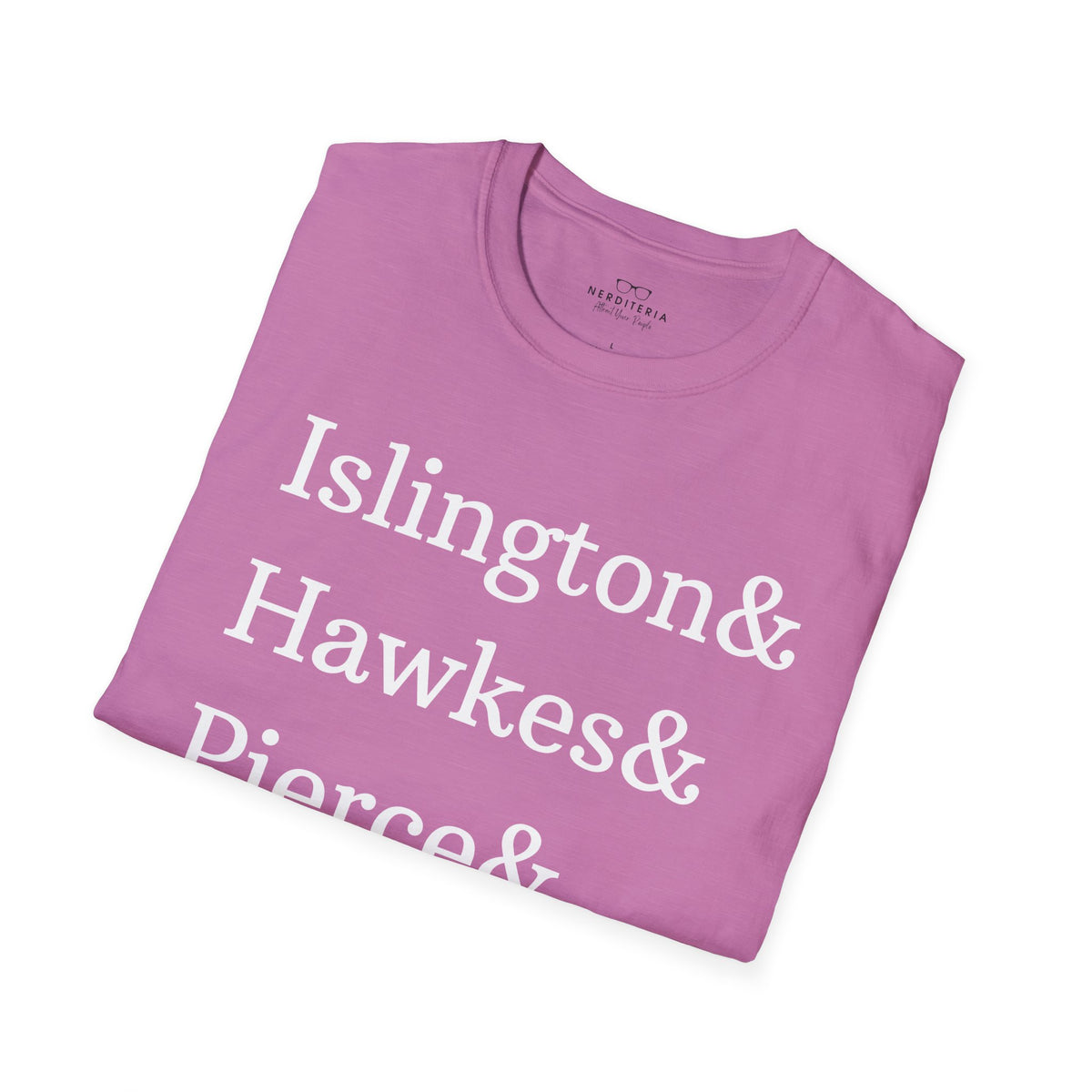 Emma M. Lion Character Names - Book Lovers Softstyle T-Shirt