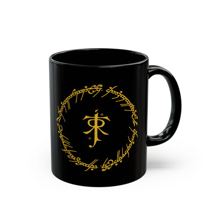JRR Tolkien Monogram with Circle - The Lord of the Rings Coffee Mug