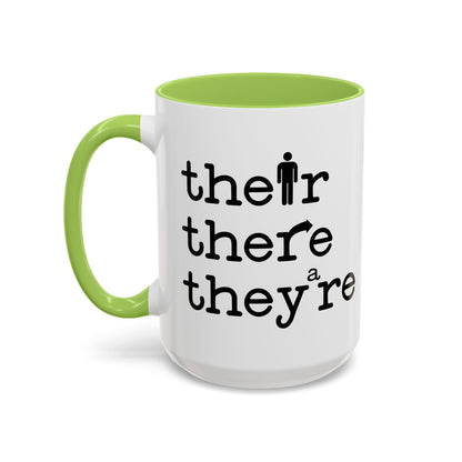 Their, There, They're Coffee Mug