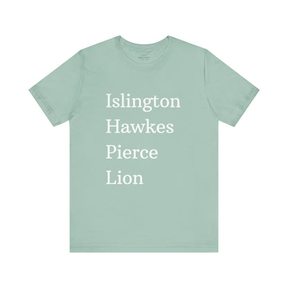 Islington Hawkes Pierce Lion (no &) Bella Canvas - Emma M Lion Shirt