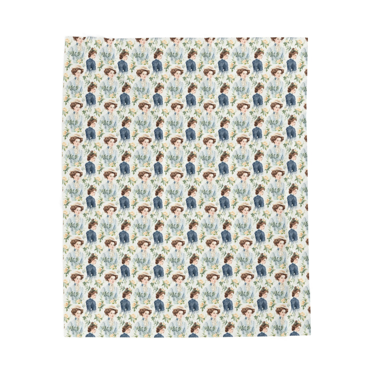 Velveteen Plush - Emma M Lion Throw Blanket