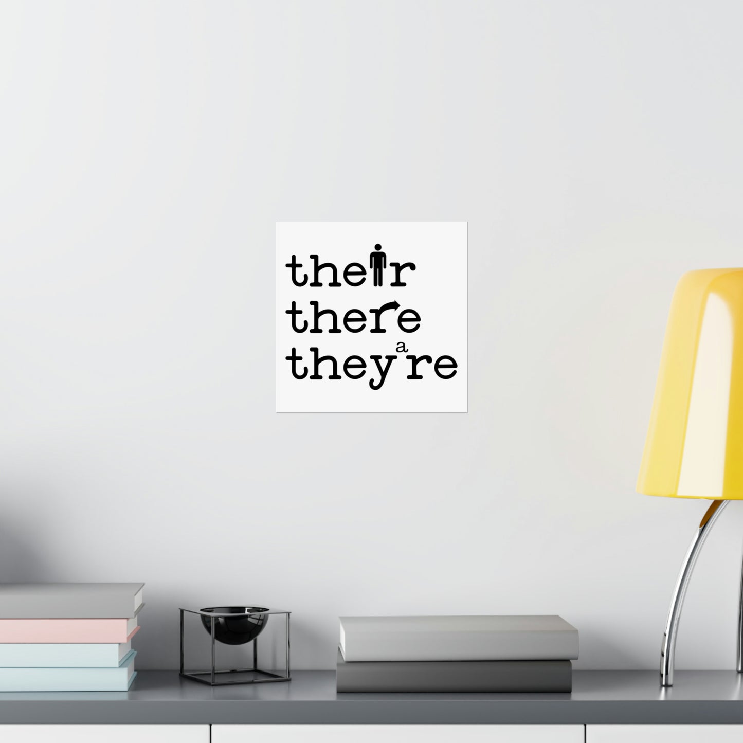 Their, There, They're Poster - Grammar Poster