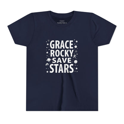 Grace Rocky Save Stars - Project Hail Mary Kids' T-Shirt