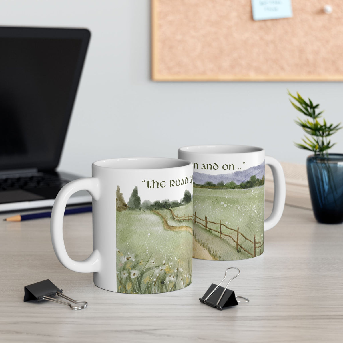 The Road Goes Ever On - Lord of the Rings Coffee Mug