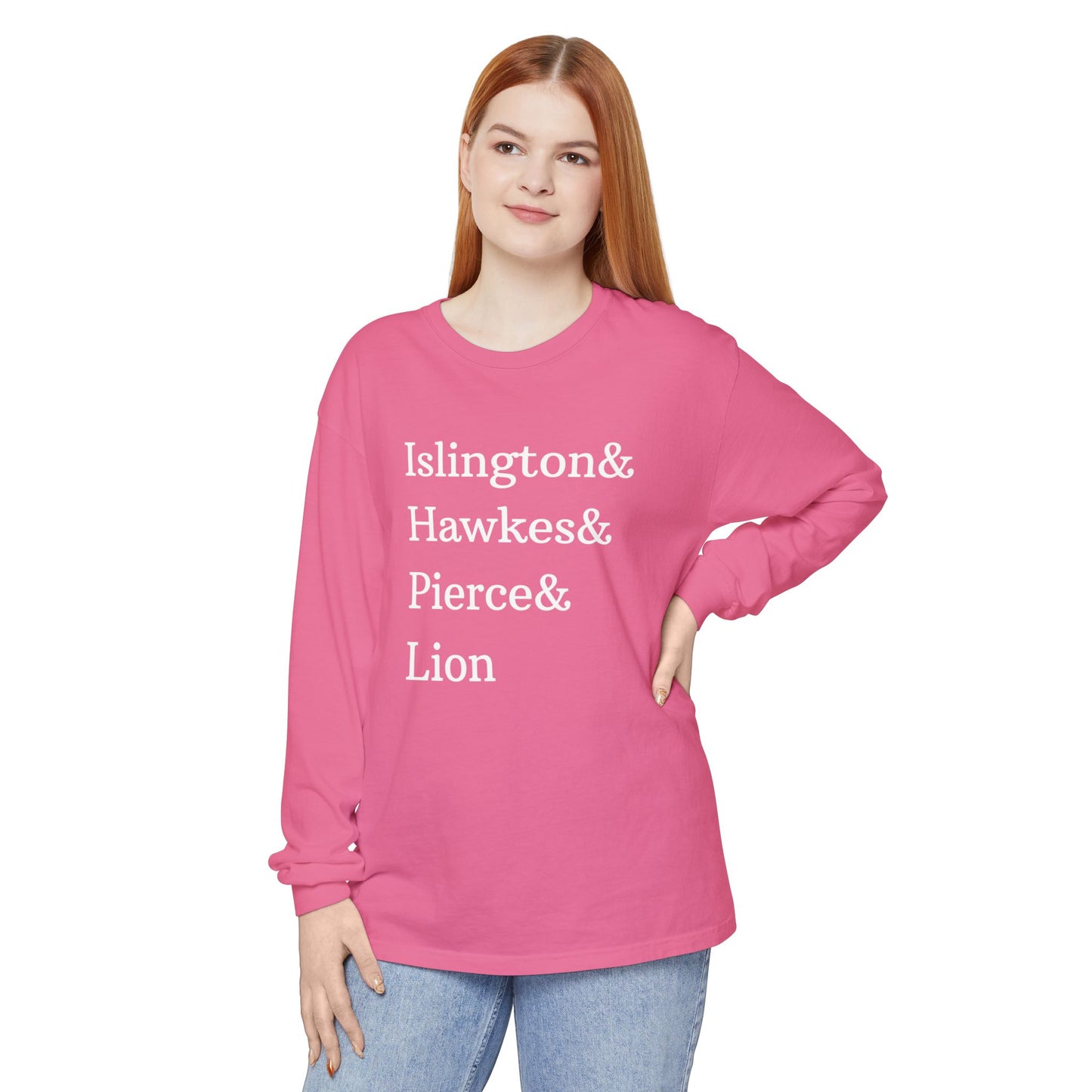 Emma M Lion Character Names - Long Sleeve T-Shirt