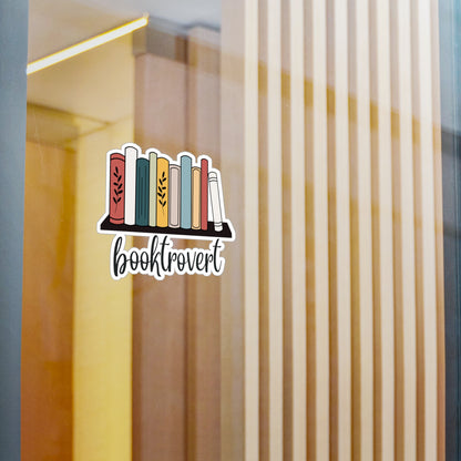 Booktrovert Vinyl Decal - Book Lovers Sticker