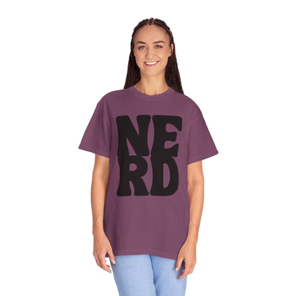 Block Letters Oversized Unisex - Nerd T-shirt