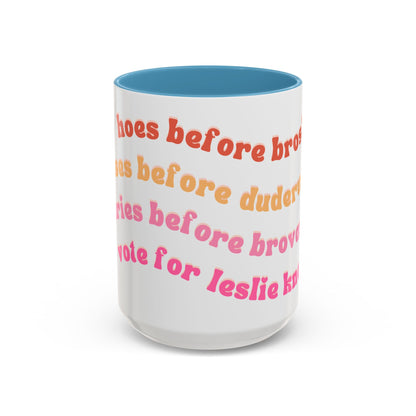 'Bros Before Hoes' Galentines - Parks and Rec Coffee Mug