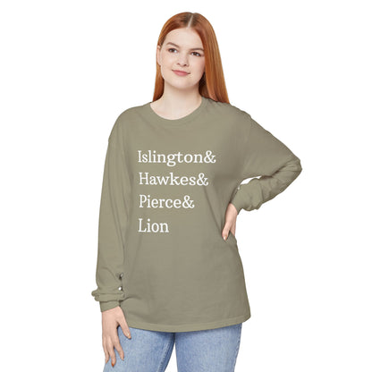 Emma M Lion Character Names - Long Sleeve T-Shirt