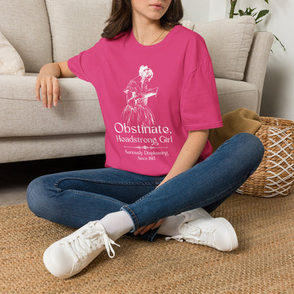 Obstinate Headstrong Girl - Jane Austen Quote Tee