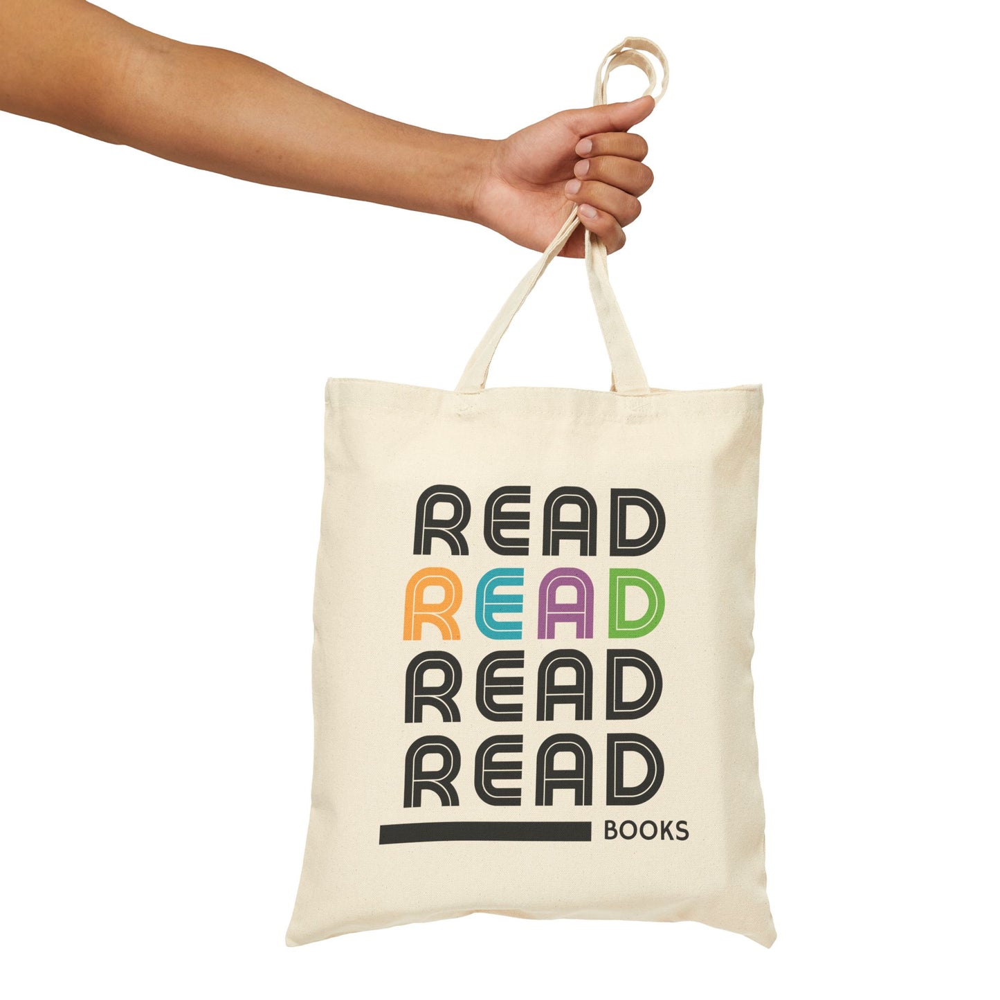 READ READ READ READ Books - Book Lovers Tote Bag