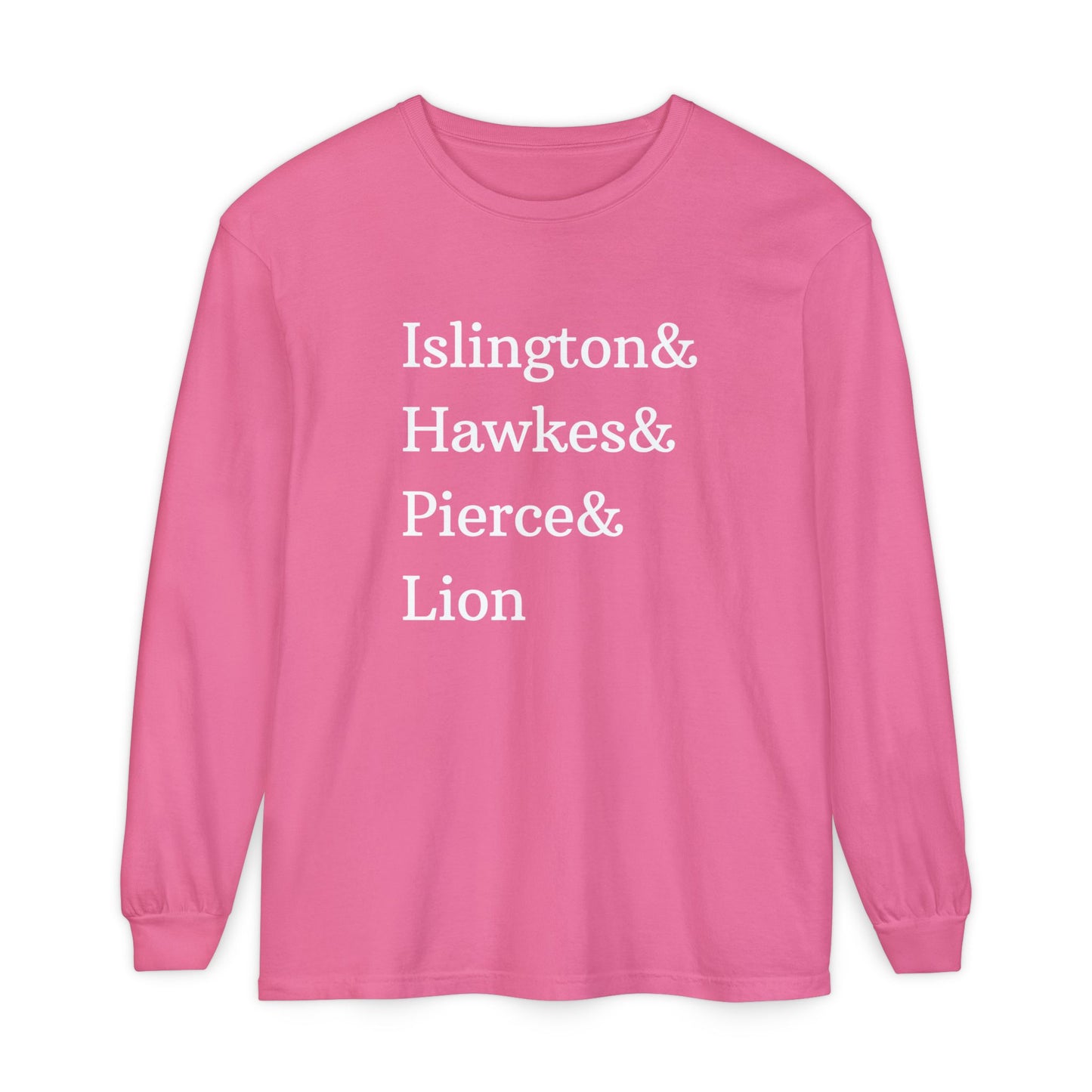 Emma M Lion Character Names - Long Sleeve T-Shirt