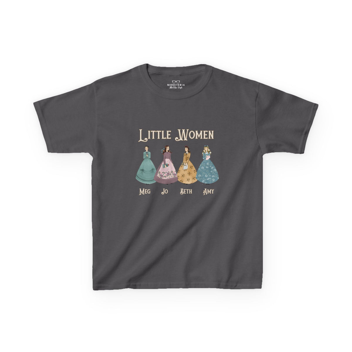 All Dressed Up - Little Women Kids' T-Shirt