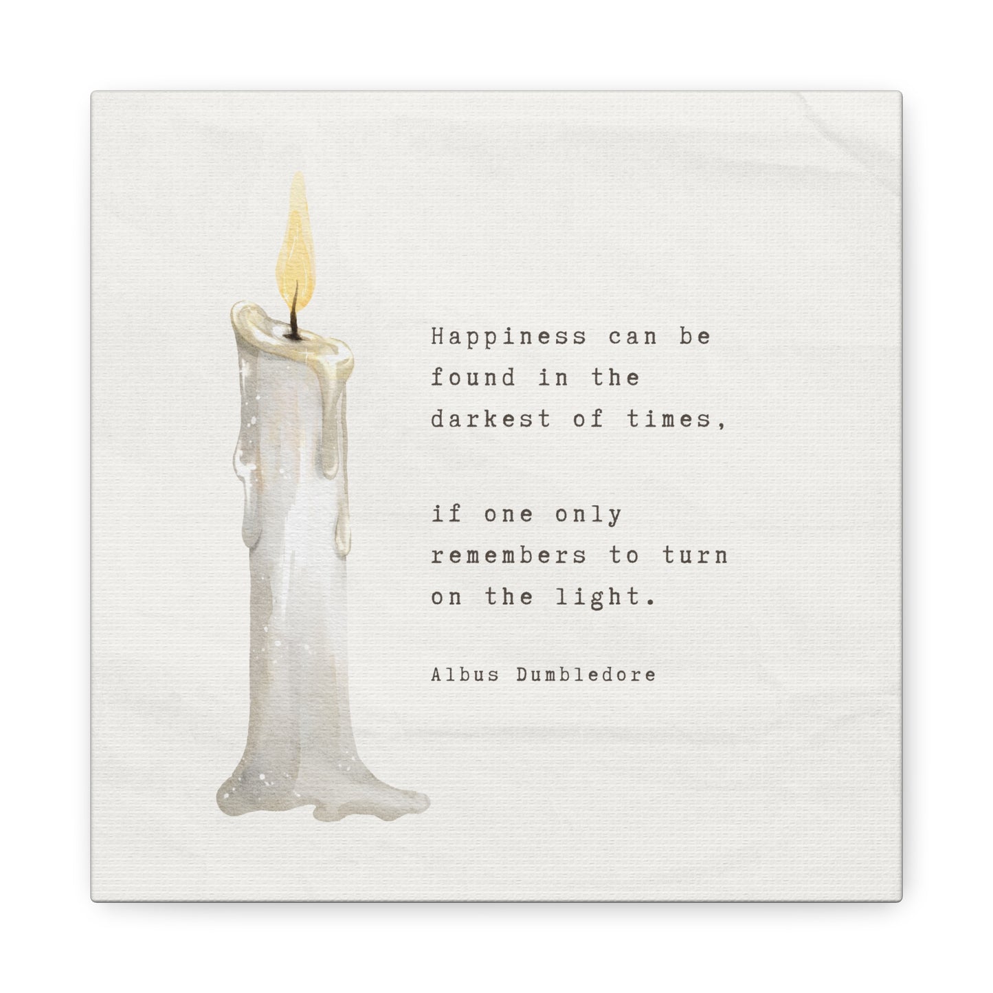 Happiness Can Be Found Canvas Wall Art - Harry Potter