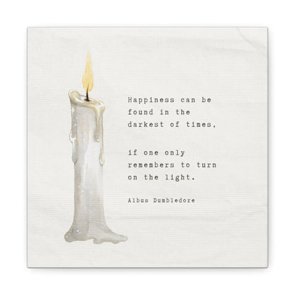 Happiness Can Be Found Canvas Wall Art - Harry Potter