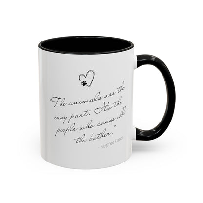Animals Are The Easy Part - All Creatures Great and Small Coffee Mug