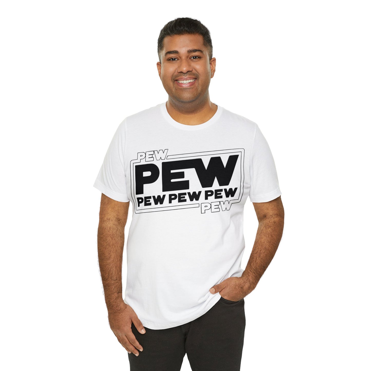 pew pew star wars tshirt