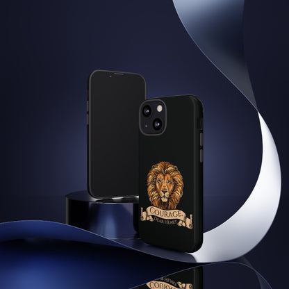 Aslan Courage Dear Heart Phone Case - Book Lovers