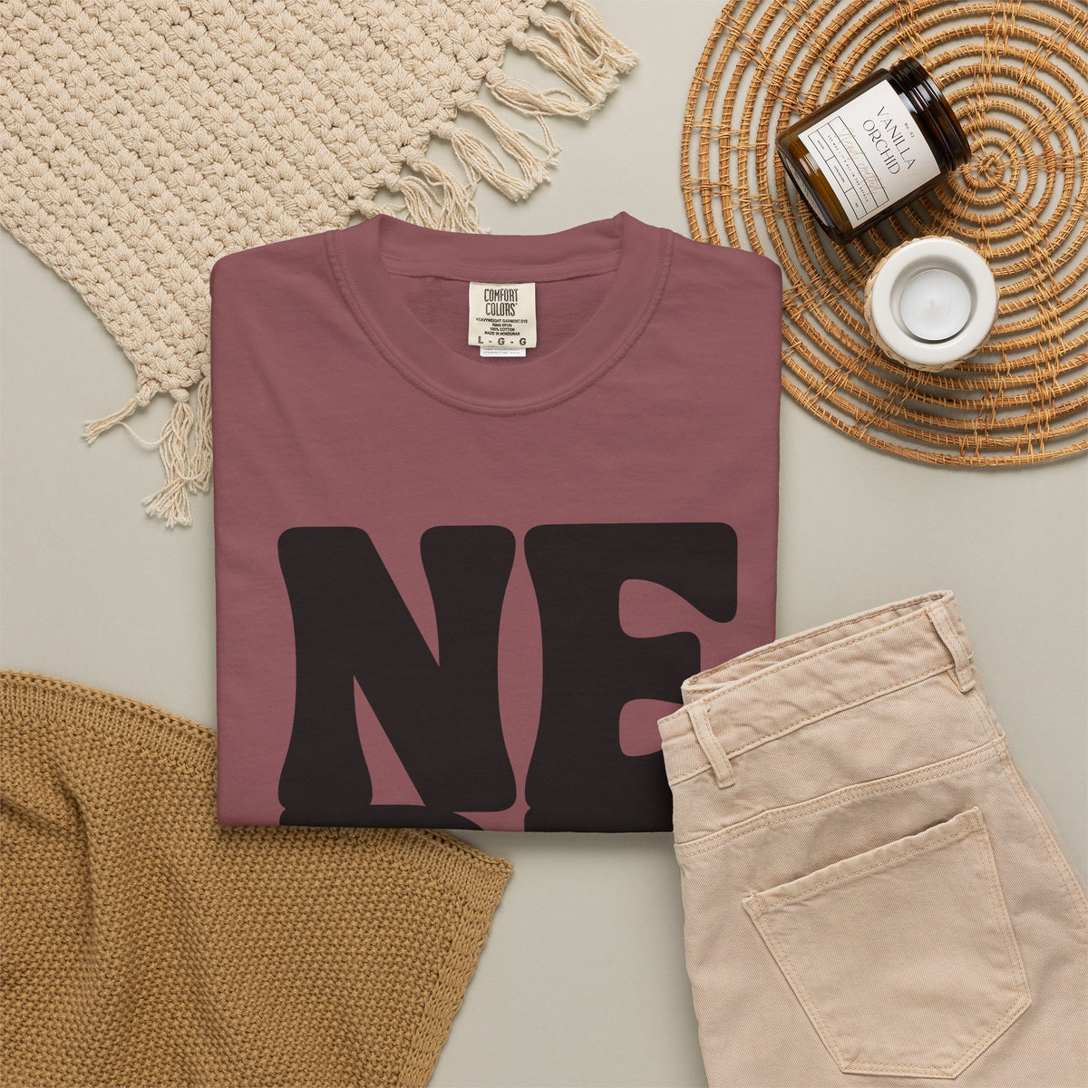 Block Letters Oversized Unisex - Nerd T-shirt