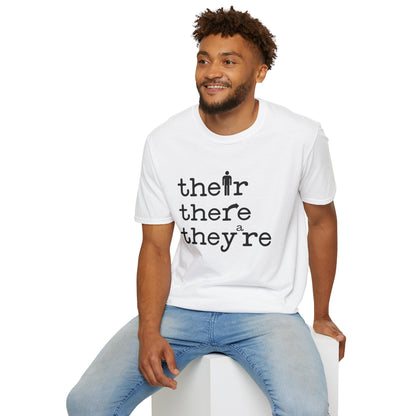 Their, There, They're Grammar T-Shirt - Nerd Stuff