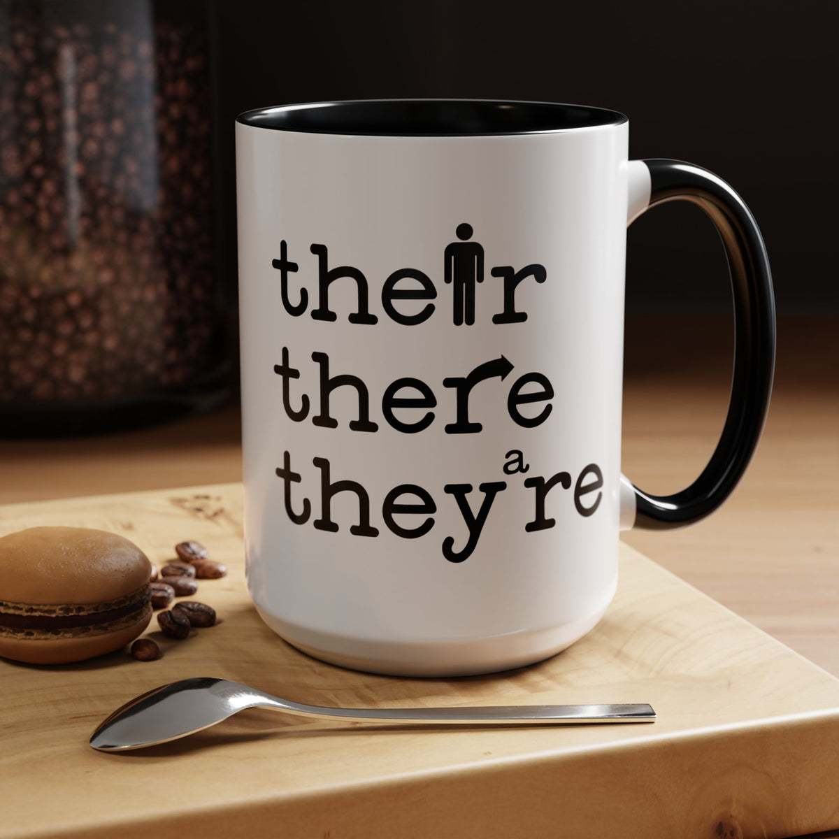 Their, There, They're Coffee Mug