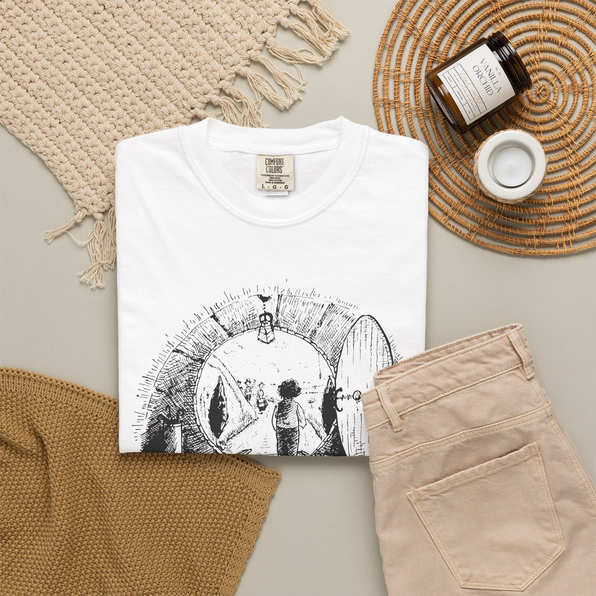 In a Hole in the Ground There Lived a Hobbit - The Lord of The Rings T-shirt