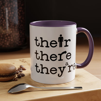 Their, There, They're Coffee Mug