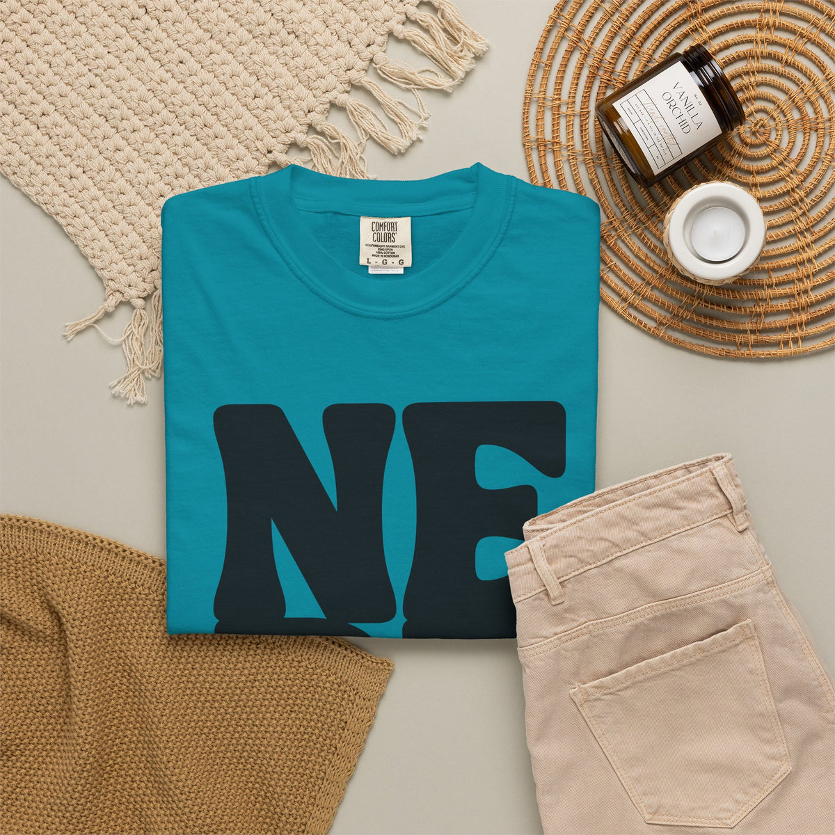 Block Letters Oversized Unisex - Nerd T-shirt